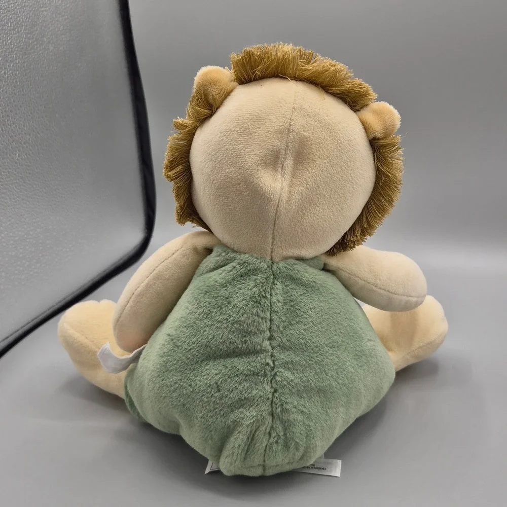 Doudou et Compagnie Paris Lion Plush Sage Green Polka Dot Paws DC4069 French Toy